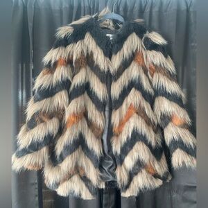 Amuse society faux fur jacket